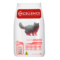 Ração Seca Cat Excellence Salmão Gatos Adulto 3kg
