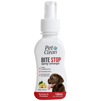 Bite Stop Pet Clean Spray Amargo para Cães e Gatos Bite Stop Pet Clean Spray Amargo para Cães e Gatos