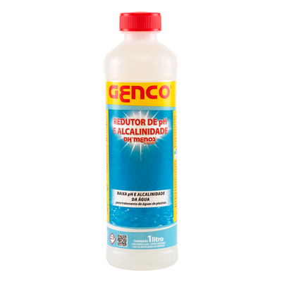 Redutor de pH e Alcalinidade Genco pH menos Líquido para Piscinas- 1l Redutor de pH e Alcalinidade Genco pH menos Líquido para Piscinas- 1l