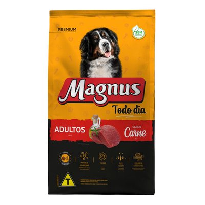 Ração Seca Magnus Premium Todo Dia Sabor Carne para Cães Adultos Ração Seca Magnus Premium Todo Dia Sabor Carne para Cães Adultos