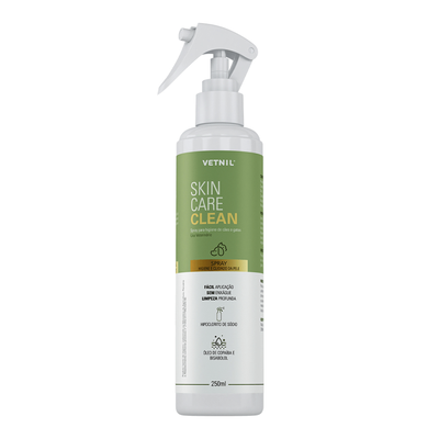 Spray Higiene Vetnil Skin Care Clean para Cães e Gatos Spray Higiene Vetnil Skin Care Clean para Cães e Gatos
