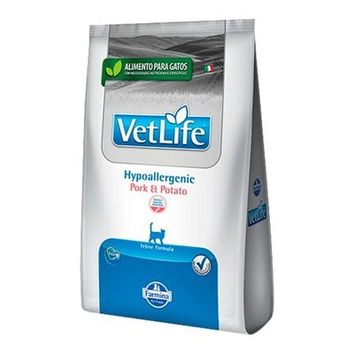 Ração Seca Farmina Feline Formula Vetlife Hypoallergenic Pork Et Potato Para Gatos - 400g Ração Seca Farmina Feline Formula Vetlife Hypoallergenic Pork Et Potato Para Gatos - 400g