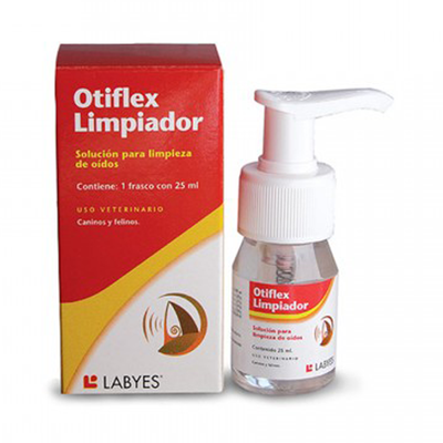 Solução para Limpeza Auricular Labyes Otiflex Limpiador para Cães e Gatos Solução para Limpeza Auricular Labyes Otiflex Limpiador para Cães e Gatos