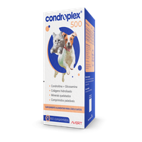 Suplemento Alimentar Avert Condroplex 500 Para Cães E Gatos De Pequeno Porte - 60 Comprimidos