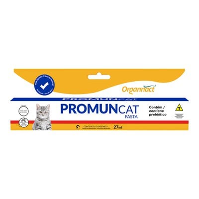 Suplemento Organnact Promun Cat Pasta para Gatos - 27ml Suplemento Organnact Promun Cat Pasta para Gatos - 27ml
