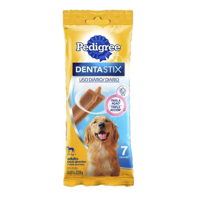 Petisco Pedigree DentaStix Cuidado Oral Diário para Cães Adultos Raças Grandes Petisco Pedigree DentaStix Cuidado Oral Diário para Cães Adultos Raças Grandes