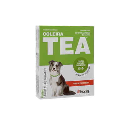 Coleira Antiparasitário Externo Konig Tea para Cães de Porte Médio Coleira Antiparasitário Externo Konig Tea para Cães de Porte Médio