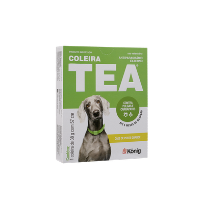 Coleira Antiparasitário Externo Konig Tea para Cães de Porte Grande Coleira Antiparasitário Externo Konig Tea para Cães de Porte Grande