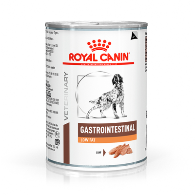 Ração Royal Canin Lata Canine Veterinary Diet Gastro Intestinal Low Fat Wet - 420g Ração Royal Canin Lata Canine Veterinary Diet Gastro Intestinal Low Fat Wet - 420g