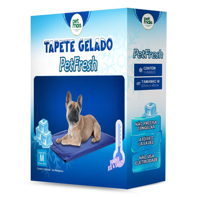 Tapete Gelado Petmais PetFresh para Cães e Gatos - Tam.M Tapete Gelado Petmais PetFresh para Cães e Gatos - Tam.M