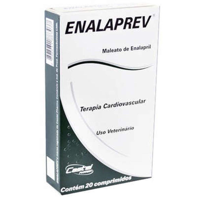 Cardiovascular Enalaprev 20 Comprimidos - 20 Mg Cardiovascular Enalaprev 20 Comprimidos - 20 Mg