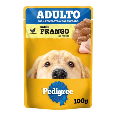 Ração Úmida Sachê Pedigree Sabor Frango ao Molho para Cães Adultos Ração Úmida Sachê Pedigree Sabor Frango ao Molho para Cães Adultos