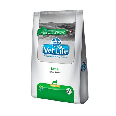 Ração Seca Farmina Vet Life Natural Renal Para Cães Mini - 2 Kg Ração Seca Farmina Vet Life Natural Renal Para Cães Mini - 2 Kg