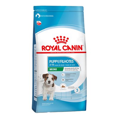 Ração Royal Canin Mini Junior para Cães Filhotes de Raças Pequenas de 2 A 10 Meses de Idade - 2,5kg Ração Royal Canin Mini Junior para Cães Filhotes de Raças Pequenas de 2 A 10 Meses de Idade - 2,5kg