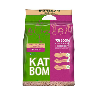 Katbom Granulado Natural P/gatos 3kg Katbom Granulado Natural P/gatos 3kg