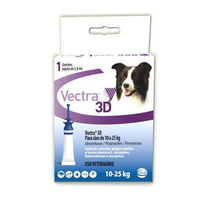 Antipulgas E Carrapatos Ceva Vectra 3d Para Cães De 10 A 25 Kg - 3.6 Ml Antipulgas E Carrapatos Ceva Vectra 3d Para Cães De 10 A 25 Kg - 3.6 Ml
