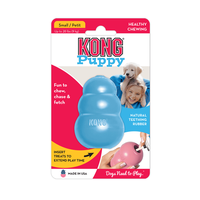 Brinquedo Interativo Kong Puppy Com Dispenser De Ração Ou Petisco Para Filhotes - Pequeno