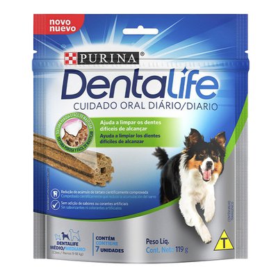 Petisco Purina Dentalife Frango para Cães Adultos Raças Médias Petisco Purina Dentalife Frango para Cães Adultos Raças Médias