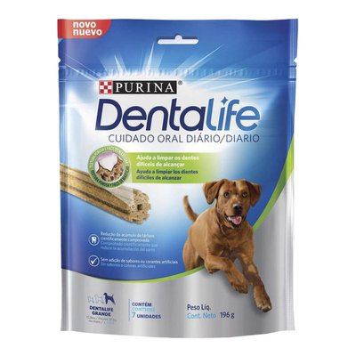 Petisco Purina Dentalife Frango para Cães Adultos Raças Grandes Petisco Purina Dentalife Frango para Cães Adultos Raças Grandes