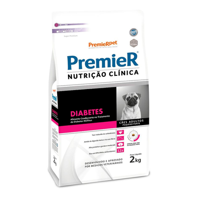 Ração Seca PremieR Nutrição Clínica Diabetes para Cães Adultos de Porte Pequeno Ração Seca PremieR Nutrição Clínica Diabetes para Cães Adultos de Porte Pequeno