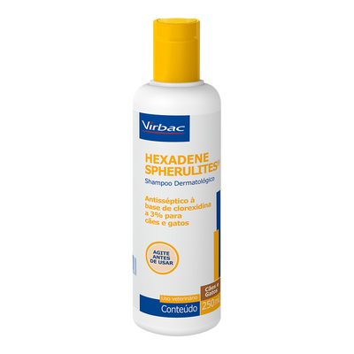 Shampoo Dermatológico Virbac Hexadene Spherulites Para Cães E Gatos - 250 Ml Shampoo Dermatológico Virbac Hexadene Spherulites Para Cães E Gatos - 250 Ml