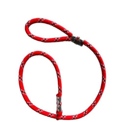Enforcador Multipatas Corda Grossa Vermelha para Cães - 1,5m Enforcador Multipatas Corda Grossa Vermelha para Cães - 1,5m