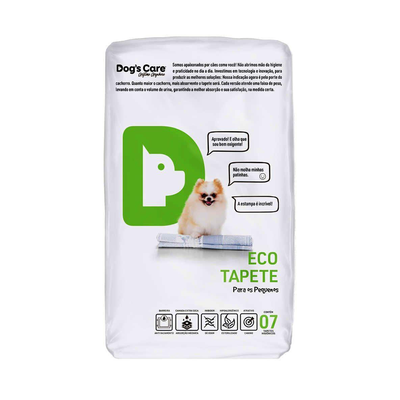 Tapete Higiênico Dogs Care Eco Tapete para Cães de Pequeno Porte Tapete Higiênico Dogs Care Eco Tapete para Cães de Pequeno Porte