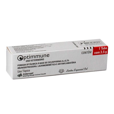 Pomada Oftálmica MSD Optimmune para Cães e Gatos Pomada Oftálmica MSD Optimmune para Cães e Gatos