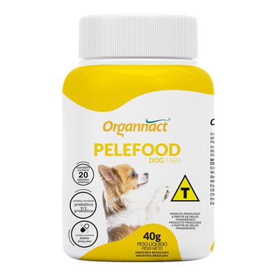 Suplemento Vitamínico Organnact Pelefood Dog Tabs para Cães - 40g Suplemento Vitamínico Organnact Pelefood Dog Tabs para Cães - 40g
