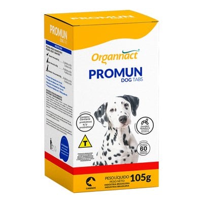 Suplemento Vitamínico Organnact Promun Dog Tabs para Cães - 60 Tabletes Suplemento Vitamínico Organnact Promun Dog Tabs para Cães - 60 Tabletes