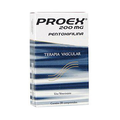Terapia Vascular Cepav Proex 200mg Pentoxifilina para Cães - 20com. Terapia Vascular Cepav Proex 200mg Pentoxifilina para Cães - 20com.