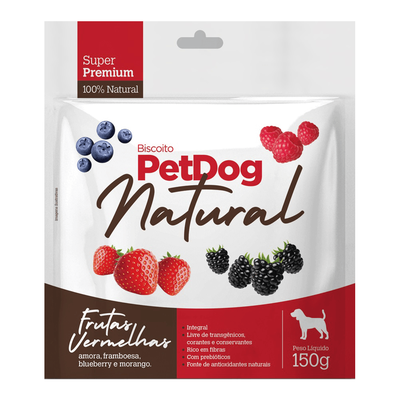 Biscoito PetDog Natural Frutas Vermelhas para Cães Biscoito PetDog Natural Frutas Vermelhas para Cães