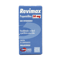 Vasodilatador Cerebral Agener União Revimax 50 Mg Para Cães - 30 Comprimidos