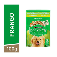 Ração Úmida Nestlé Purina Dog Chow Sachê Frango Cães Filhote Raças Minis E Pequenas - 100 G