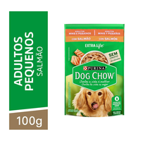 Ração Úmida Nestlé Purina Dog Chow Sachê Salmão Cães Adultos Raças Minis E Pequenas - 100 G