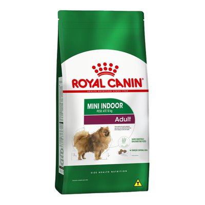 Ração Seca Royal Canin Mini Indoor Adult para Cães Adultos de Raças Pequenas com 10 Meses ou Mais - 7,5kg Ração Seca Royal Canin Mini Indoor Adult para Cães Adultos de Raças Pequenas com 10 Meses ou Mais - 7,5kg