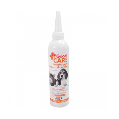 Solução Para Limpeza Das Orelhas Mundo Animal Good Care Para Cães E Gatos - 100 Ml Solução Para Limpeza Das Orelhas Mundo Animal Good Care Para Cães E Gatos - 100 Ml