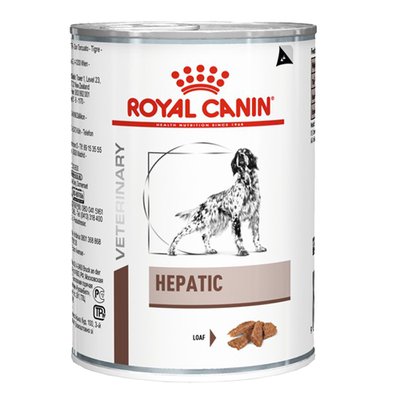 Ração Úmida Lata Royal Canin Veterinary Hepatic para Cães Adultos com Insuficiência Hepática Crônica Ração Úmida Lata Royal Canin Veterinary Hepatic para Cães Adultos com Insuficiência Hepática Crônica