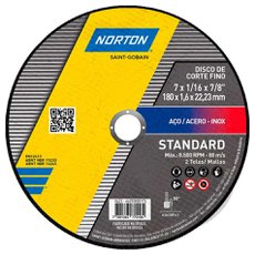 Disco De Corte Standard Norton 7 X 1.6 X 22.23