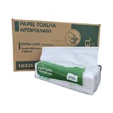 Papel Toalha Interfolha Extra Luxo 22,5 x 20,5cm Ipel - 2.000 unidades