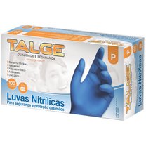 LUVA NITRÍLICA SEM PÓ AZUL C/100 TALGE LUVA NITRÍLICA SEM PÓ AZUL C/100 TALGE