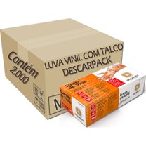 LUVA PROCEDIMENTO DE VINIL EMBARQUE C/2.000 DESCARPACK LUVA PROCEDIMENTO DE VINIL EMBARQUE C/2.000 DESCARPACK