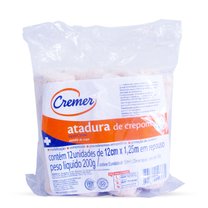 ATADURA CREPE (CREPOM) 10CM X 4,5 METROS (1,8M) 13 FIOS C/12 CREMER ATADURA CREPE (CREPOM) 10CM X 4,5 METROS (1,8M) 13 FIOS C/12 CREMER