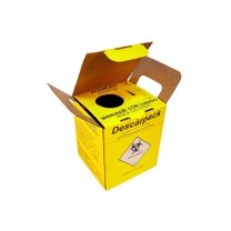 COLETOR DE MATERIAIS PERFUROCORTANTES AMARELO 1,5 LITROS DESCARPACK COLETOR DE MATERIAIS PERFUROCORTANTES AMARELO 1,5 LITROS DESCARPACK