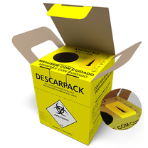 COLETOR DE MATERIAIS PERFUROCORTANTES AMARELO 1,5 LITROS DESCARPACK COLETOR DE MATERIAIS PERFUROCORTANTES AMARELO 1,5 LITROS DESCARPACK