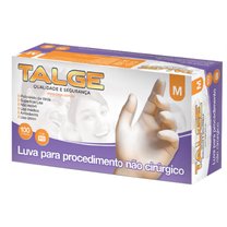 LUVA DE PROCEDIMENTO EM VINIL SAÚDE TALGE C/ 100 LUVA DE PROCEDIMENTO EM VINIL SAÚDE TALGE C/ 100