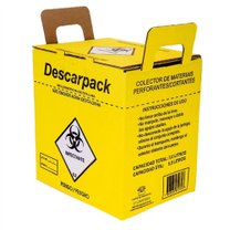 COLETOR DE MATERIAIS PERFUROCORTANTES AMARELO 07 LITROS DESCARPACK COLETOR DE MATERIAIS PERFUROCORTANTES AMARELO 07 LITROS DESCARPACK