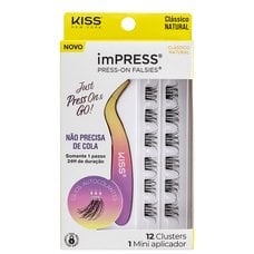 Cílios Postiços imPRESS Mini Falsies Clássico Natural Kit 12 Cílios Postiços + 1 Mini Aplicador Cílios Postiços imPRESS Mini Falsies Clássico Natural Kit 12 Cílios Postiços + 1 Mini Aplicador