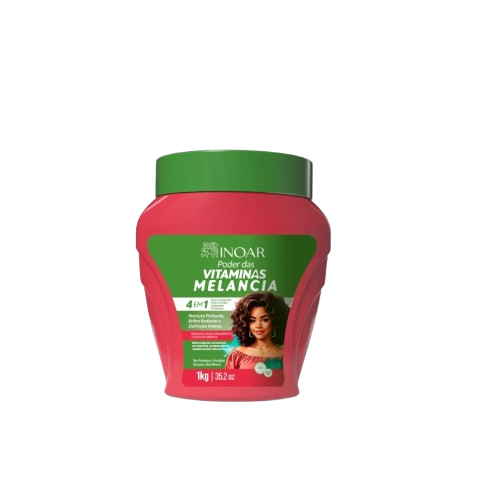 Creme Multifuncional Inoar Poder das Vitaminas Melância 1Kg Creme Multifuncional Inoar Poder das Vitaminas Melância 1Kg