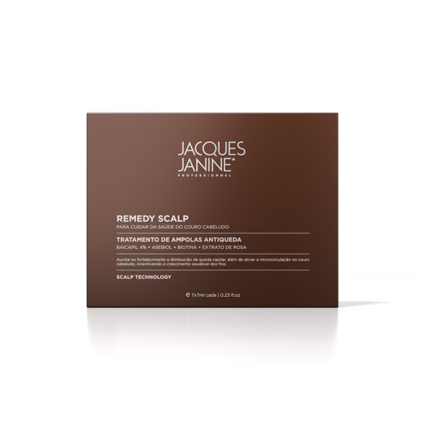 Ampolas Jacques Janine Remedy Scalp Tratamento Antiqueda 7x7ml Ampolas Jacques Janine Remedy Scalp Tratamento Antiqueda 7x7ml